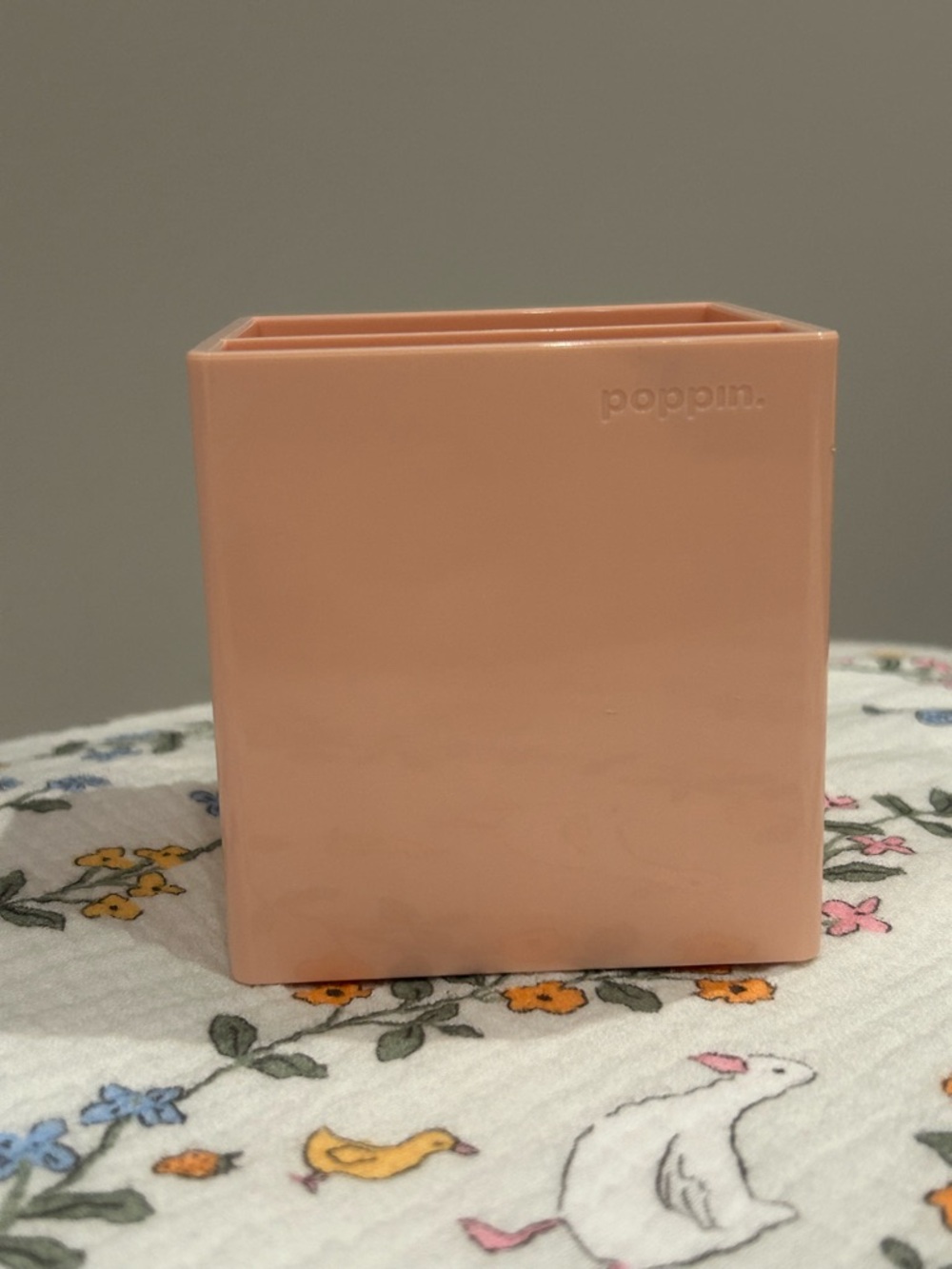 Poppin Pen Cup, Blush, Preloved, Desktop Organizer